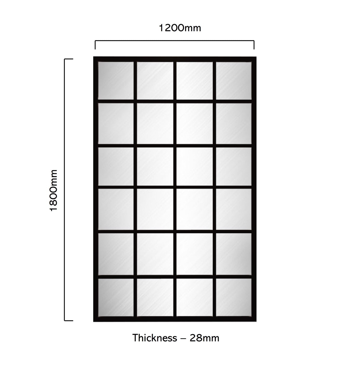 Vista Panel Dimensions