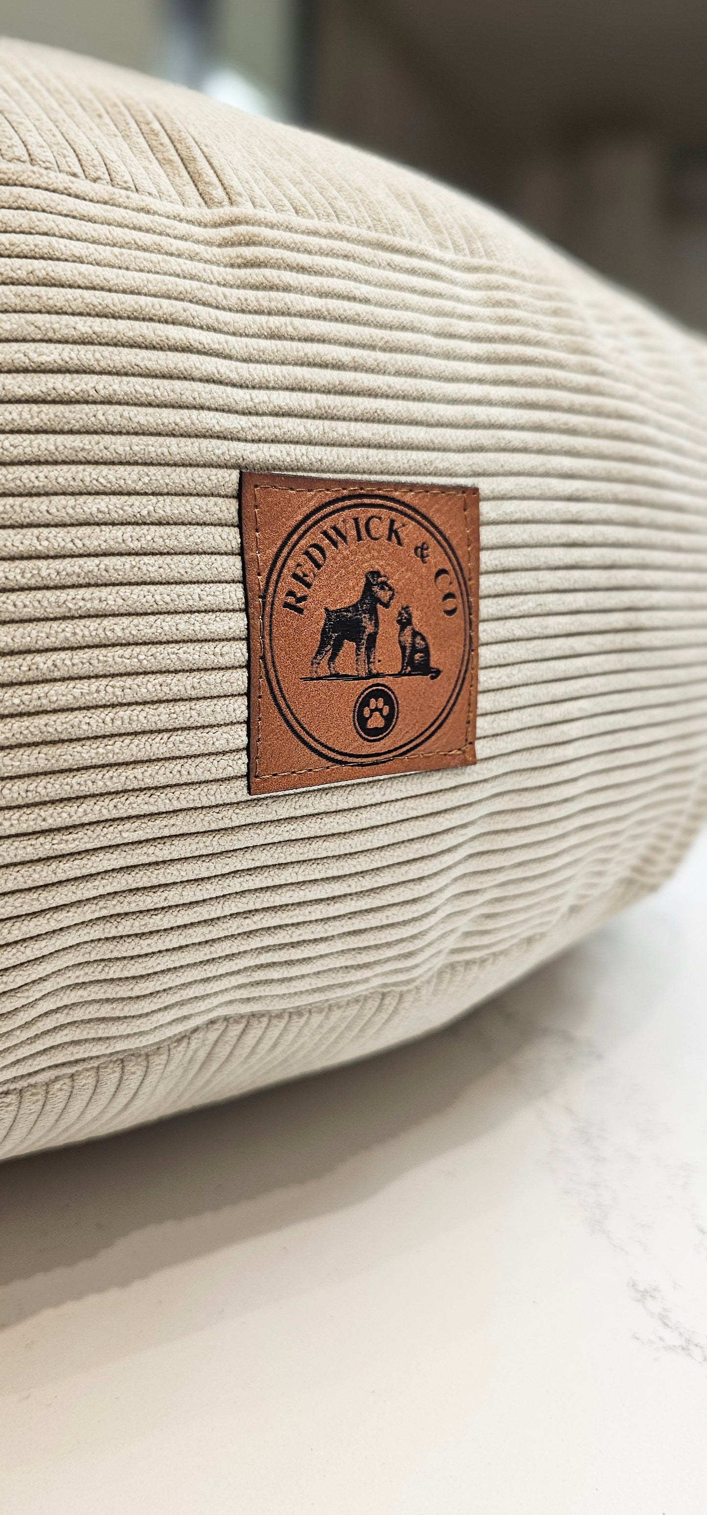 Moss Round Dog Cushion